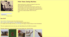 Desktop Screenshot of helenhowes-sewingmachines.co.uk