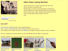 Tablet Screenshot of helenhowes-sewingmachines.co.uk
